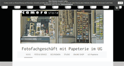 Desktop Screenshot of camerastore.ch