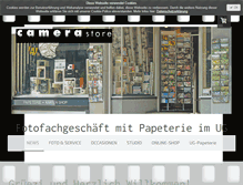 Tablet Screenshot of camerastore.ch