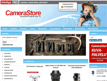 Tablet Screenshot of camerastore.fi